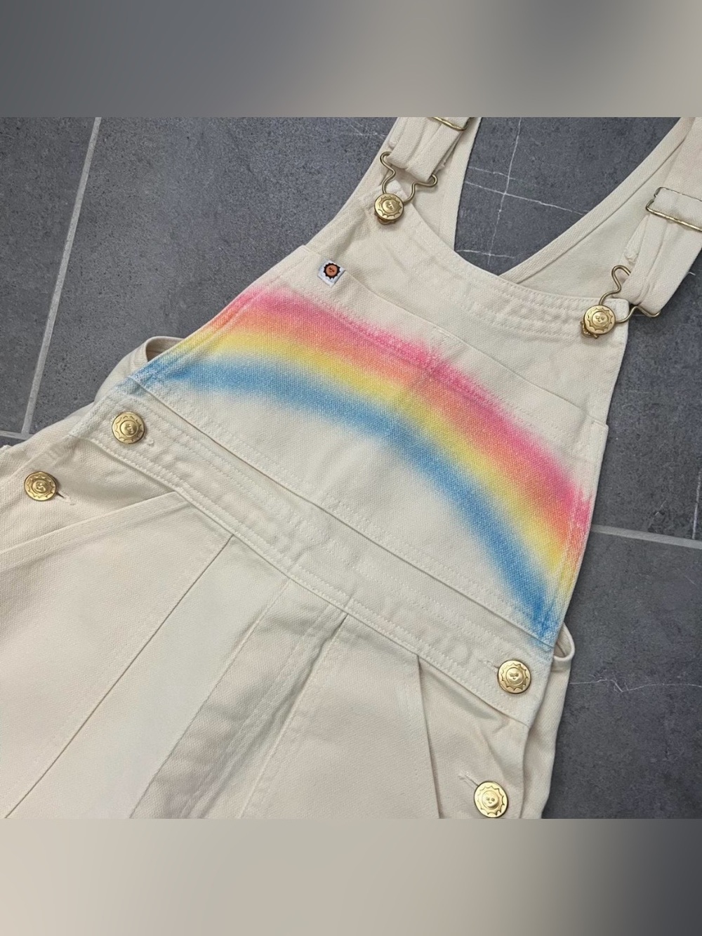 BIG BUD PRESS Rainbow Airbrush Overalls